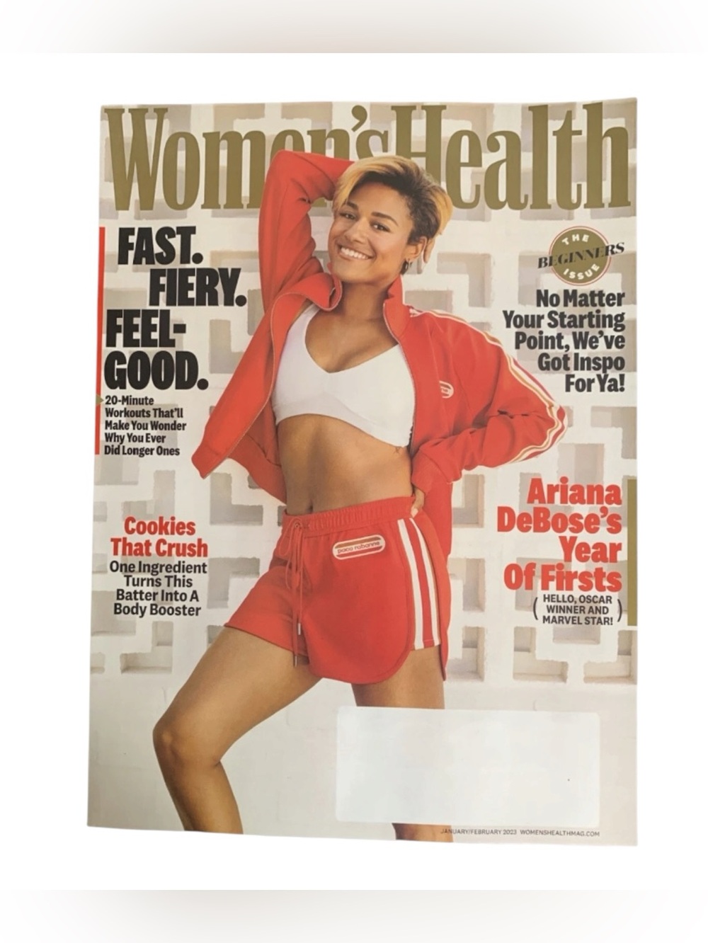 Womens Health Magazine January 2023 Ariana DeBose Year Of Firsts Beginners Issue